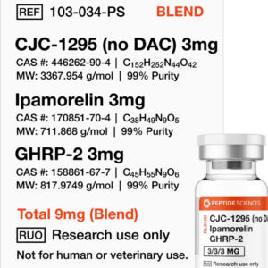 CJC-1295 (no DAC), Ipamorelin, GHRP-2 (Blend)